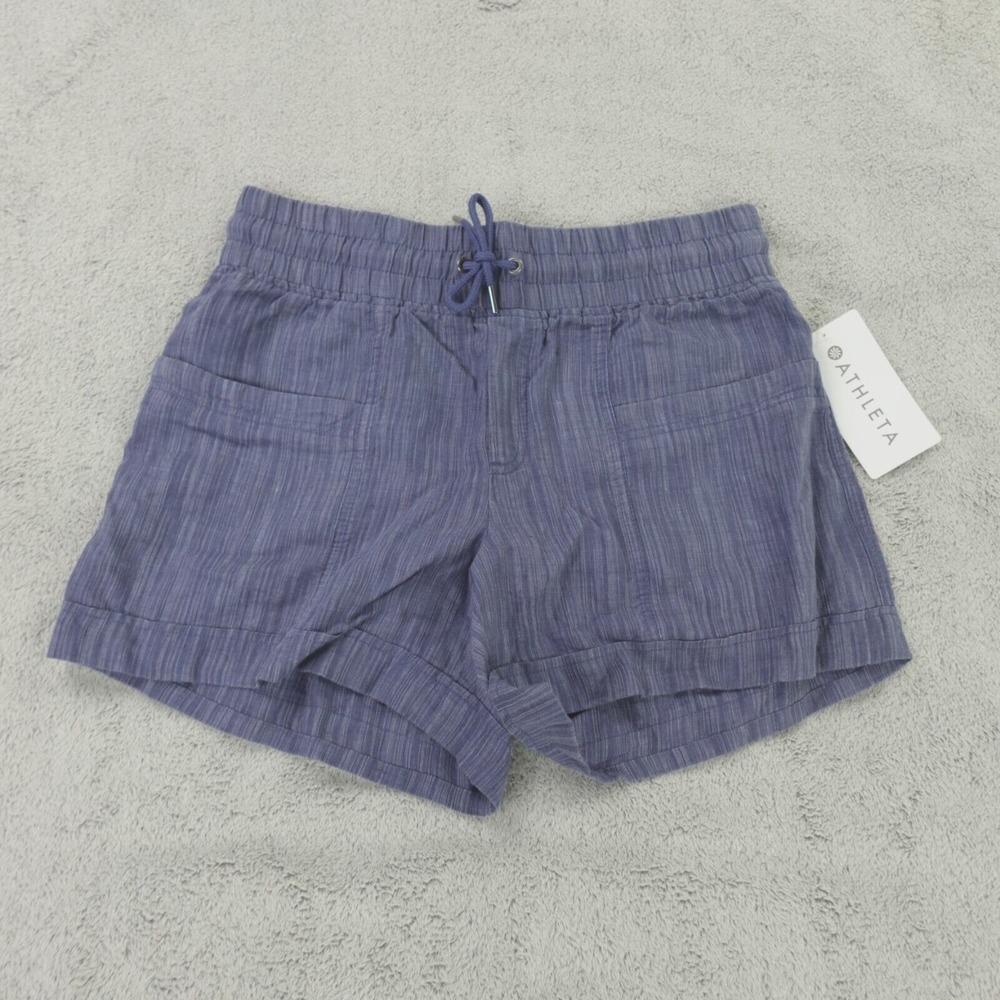 NWT Athleta Cabo Linen Textured Short